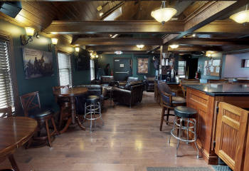 Interior photograph of Buffalo Cigar Club in Amherst, NY